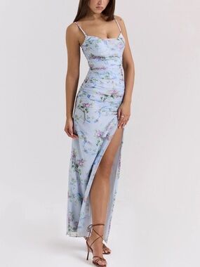 strapless open back dress Eva Floor-Length Strapless Bridesmaid Dress main image 1